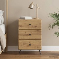 Nachttisch Artisan-Eiche 43 X 41 X 66,5 Cm Holzwerkstoff