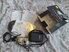 Nikon Coolpix L22 digital camera 12MP 3.6x zoom,silver,used,tested, great cond. 