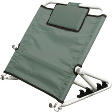 Image of Adjustable Bed Back Rest Grey Aidapt Birling 5 Position Padded Support Cushion