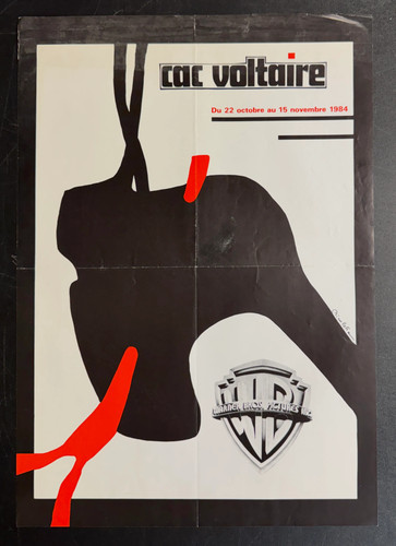 CAC Voltaire – Warner Bros. Retrospective (1984) Orig Poster Folded 15.75x22.75
