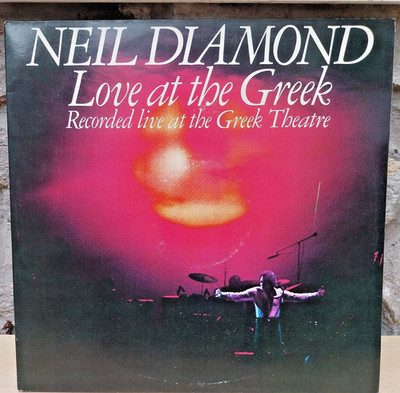 Vinyl Neil Diamond Love At The Greek 1977 Live, LP´s NM, OIS NM, Cover EX