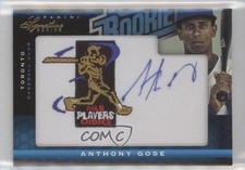 2012 National Treasures Signature Series 92/99 Anthony Gose #153 Patch Auto s7f