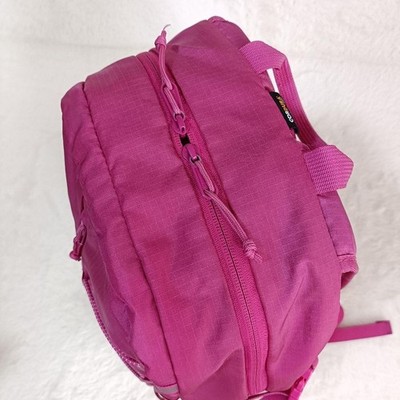 supreme 17SS Backpack CORDURA logo zip color Magenta Pink fashion