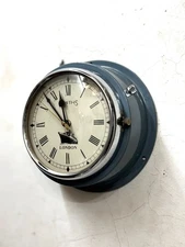 Maritime Ship Clock - Original Smiths London Nautical Wall Clock, Grey Coating