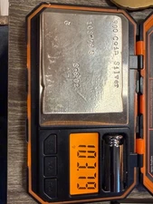 Scrap or Not Lot of 103.79 Grams or 3.6 Oz Of .900 Coin Sliver Hand Poured Barr.