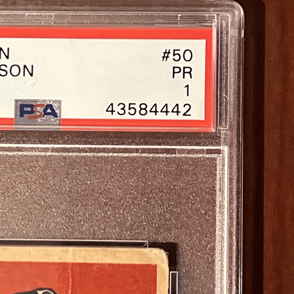 1949 Bowman Baseball 50 Jackie Robinson Card Graded PSA 1 Centered eBay