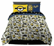 Minions Rise of Gru "Black Gold" Kids Full Bed Set-W7666928724, W29269778104