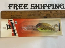 Pre-Pradco Bandit 300 Crankbait 04/CHARTREUSE BELLY COLOR MADE IN U.S.A NOS LURE