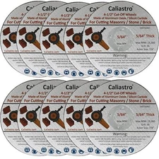 10 Pack “ 4 1/2 Cut Off Wheel Concrete Grinding Wheel For Cutting Masonry Stone 