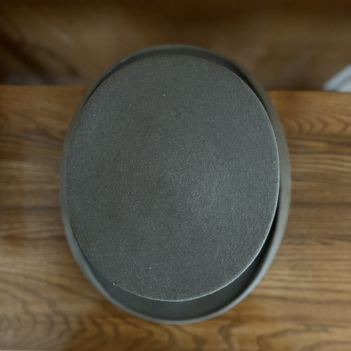 Vintage Christy's of London Grey Wool Felt Hat Black Band Carswell of Glasgow - Picture 4 of 13