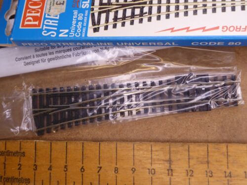 Peco Streamline N gauge Electrofrog SL-E396 Medium Radius Left Hand Points-boxed - Picture 4 of 13