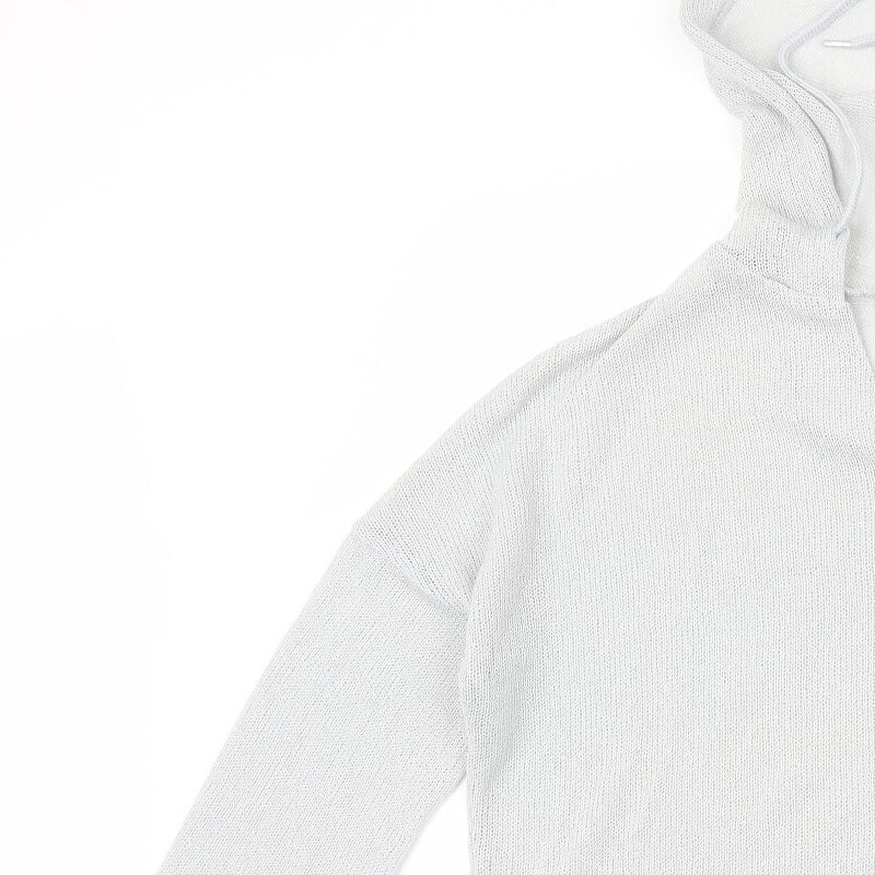 Select Womens Grey 100% Polyester Pullover Hoodie… - image 6