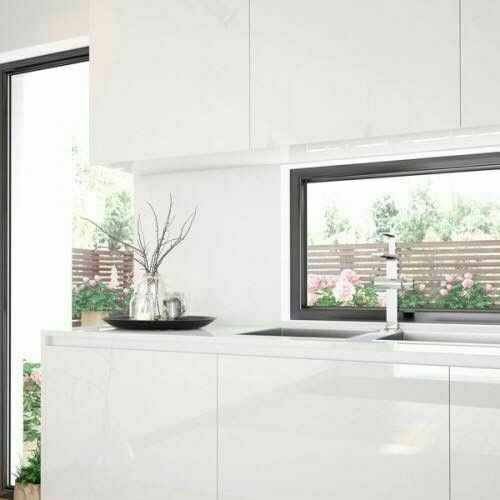 2 Meters x 67.5cm GLOSSY WHITE STICKY BACK PLASTIC SELF ADHESIVE VINYL FILM WRAP - Image 2