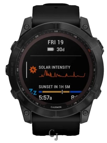GARMIN FENIX 7X SAPPHIRE SOLAR BLACK DLC TITANIUM SMARTWATCH 010