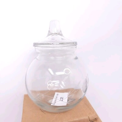 Princess House #025 Ivy Ball Cotton Ball Holder New With Original Box!