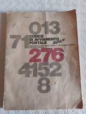 Libro dei codici di avviamento postale ed. 1967