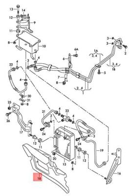 NEW VW PHAETON 3D1 3D9 AIR GUIDE 3D0317025 ORIGINAL NO IMPORT DUTIES TO  