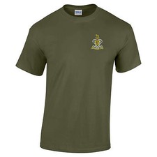 OFFICIAL Queens Royal Hussars  pre-shrunk Cotton T-Shirt