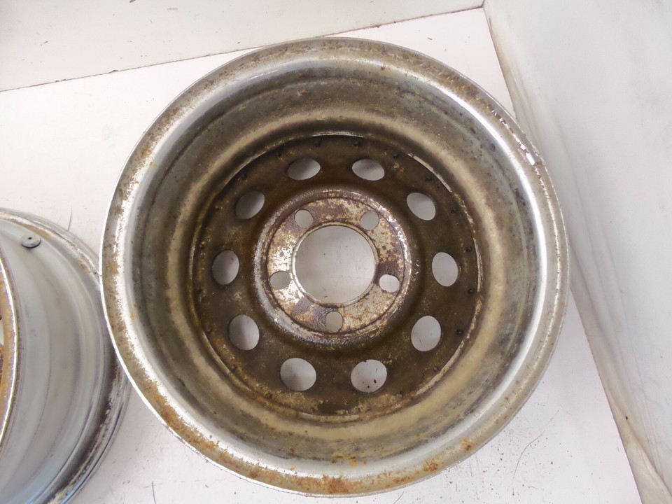 VINTAGE KEYSTONE WHEELS 14x7 14x6 WHEEL RIM RIMS SET OF 4 FRONT REAR | eBay