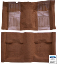 ACC 71-73 MUSTANG MACH 1 MOLDED CARPET RUG - GINGER WITH GINGER INSERTS
