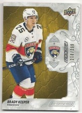 Brady Keeper 19-20 Upper Deck Engrained Base Oak Rookie Card /299