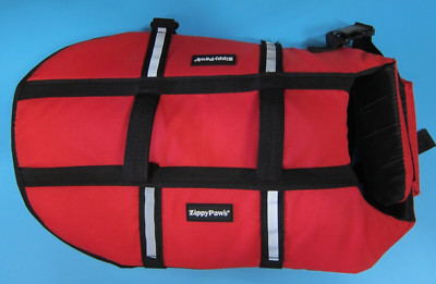 Zippy Paws Dog Jacket Flotation Device Pet Accessory Rescue Handle 16 ...