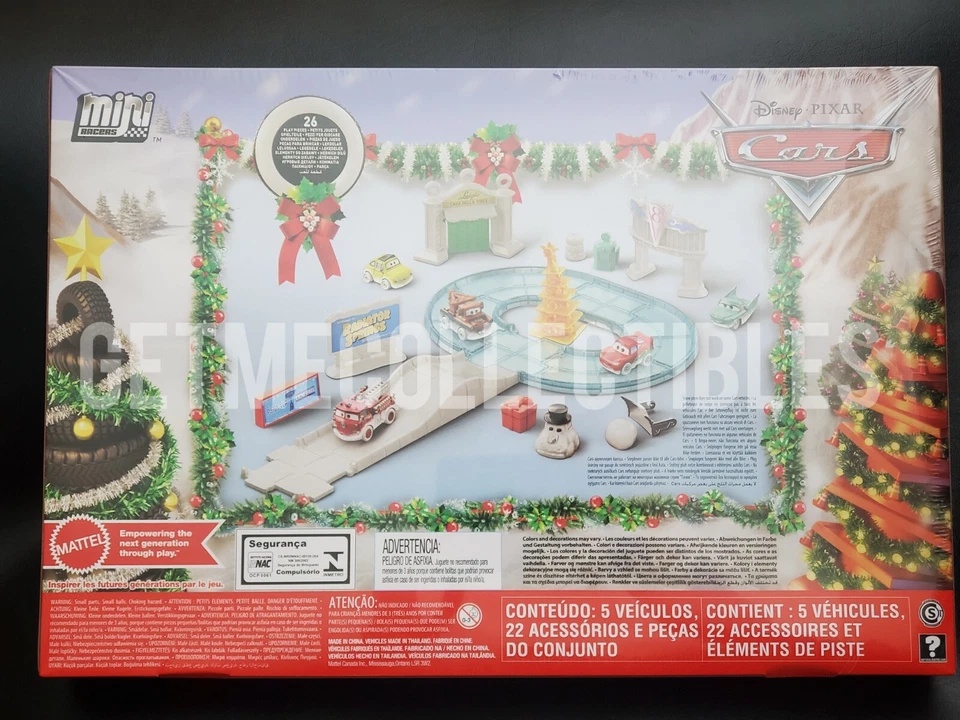 DISNEY PIXAR CARS DIE CAST MINI RACERS ADVENT CALENDAR 2021 FREE SHIP $15+ - Image 2 of 4