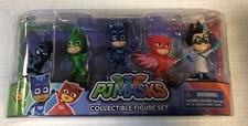 PJ Masks 5-figure Collectible Toy Playset, Relive The Adventures With Your Kids