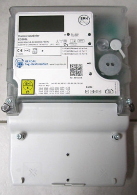 2025 geeicht Drehstromzähler EMH ED 300L  5/100 Amp. mit historischen Werten