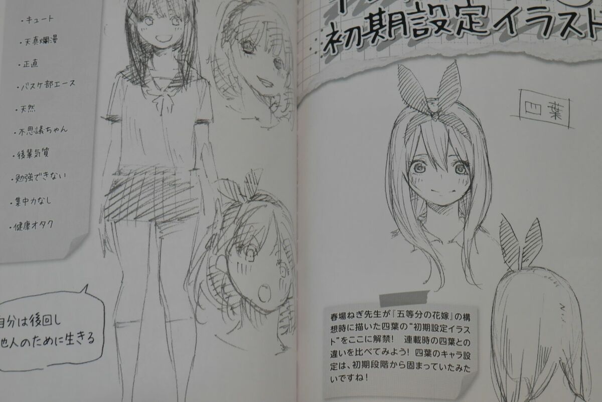 5toubun no Hanayome Quintessential Quintuplets Character 4 Yotsuba Japanese  Book