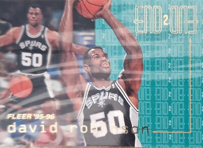 Top Rar David Robinson -Spurs- 1995-96 Fleer Basketball End 2 End #486