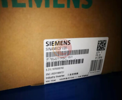 ONE NEW SIEMENS SINAMICS V20 INVERTER 6SL3210-5BB21-1BV1