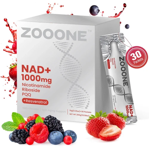 ZOOONE NR1000 - NAD+ Berry Flavor Drink Mix For- Skin Aging Support Energy - Picture 3 of 12