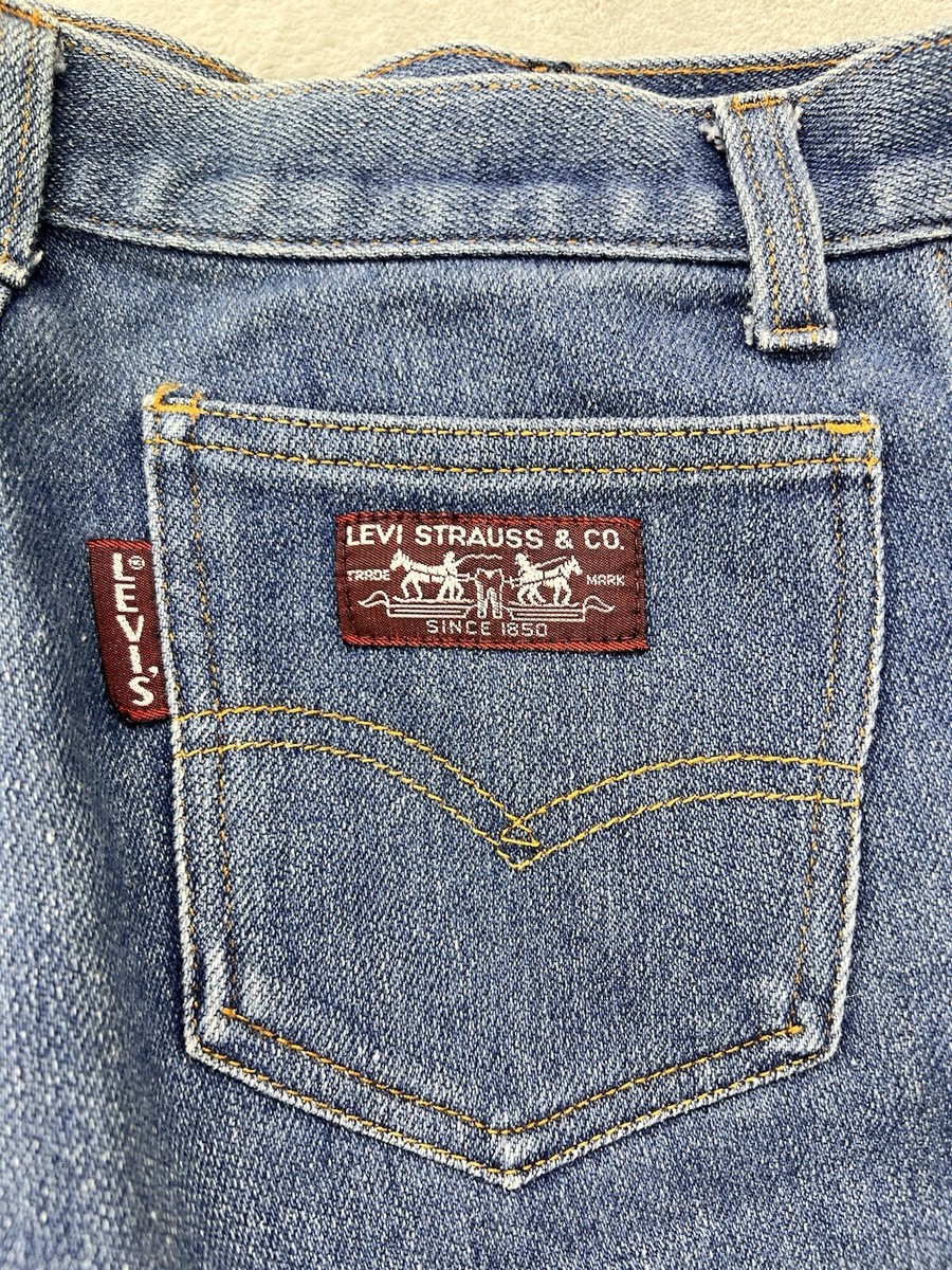 60s/70s True Vintage Denim Levi's Big E Jeans Bell Bottom Flare