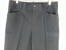 NWT Lauren Ralph Lauren Women  s Cotton Stretch Black Pants Size 8
