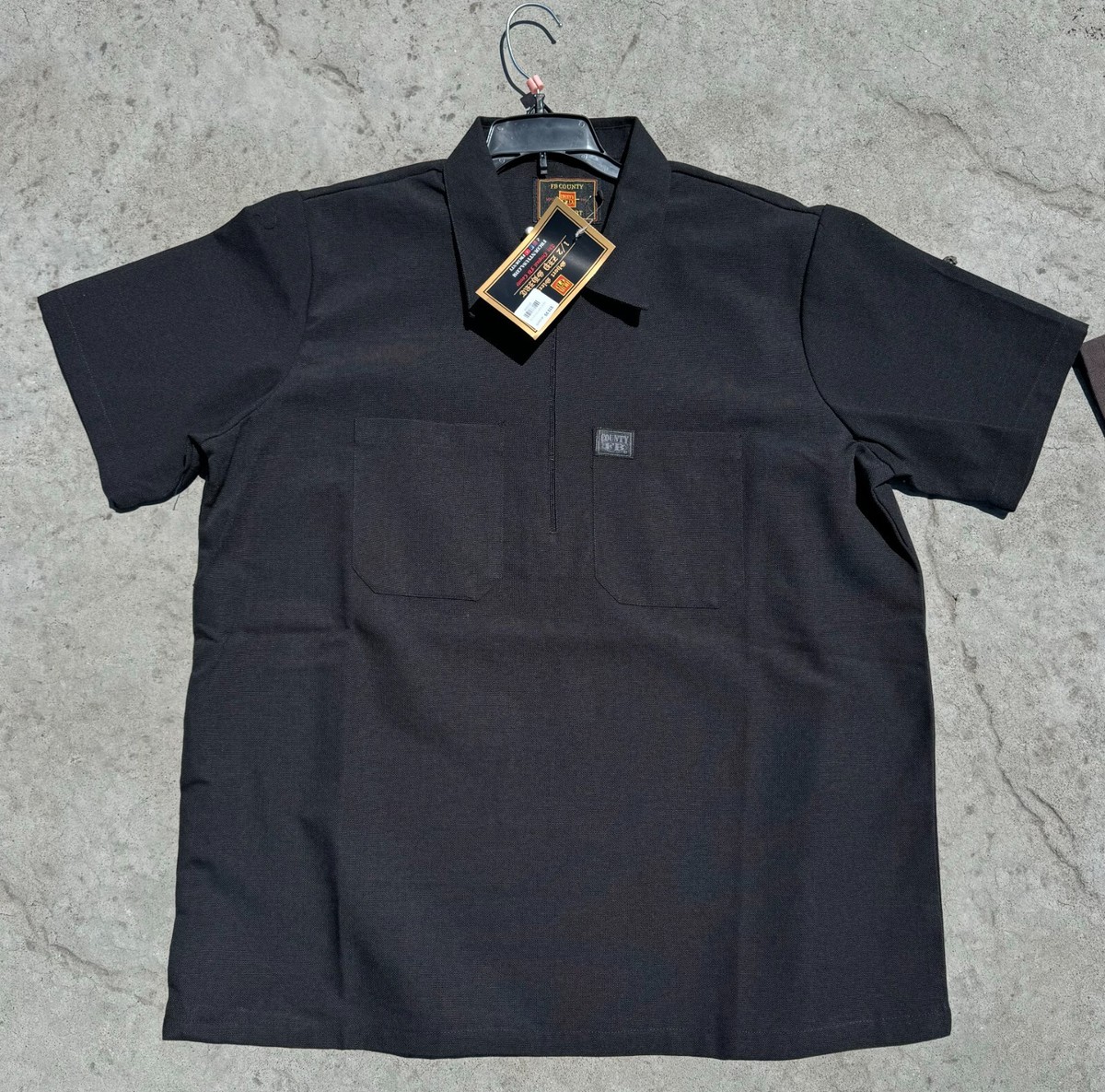 FB County Short Sleeve Solid Half Zip Shirt | eBay FB County Short Sleeve Solid Half Zip Shirt | eBay