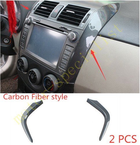 decorativa de tablero de fibra de carbono para central para Toyota Corolla 2008-2013 | eBay