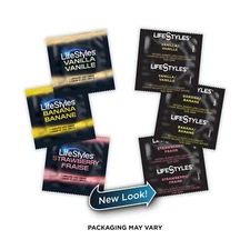 25 CT LifeStyles Assorted Flavors Condoms