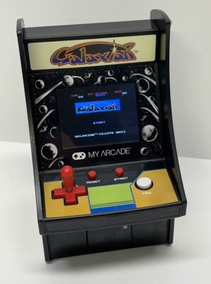 DreamGear RETRO GALAGA MICRO PLAYER Mini My Arcade Cabinet Video Game Handheld 