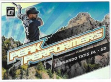 2019 Donruss Optic Peak Performers Holo #15 Fernando Tatis Jr. Rookie insert