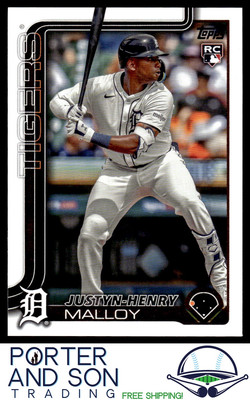 Justyn-Henry Malloy 2025 Topps Series 1 #269 Houston Astros Baseball Card