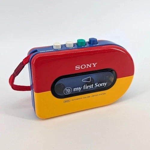Sony My First Sony Walkman Cassette Player WM-3300 Kids Vintage - Works!