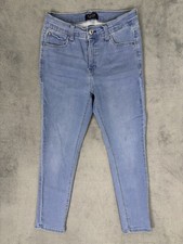 Curve Appeal Jeans Womens 4/27 Blue Light Wash High Rise Skinny Stretch