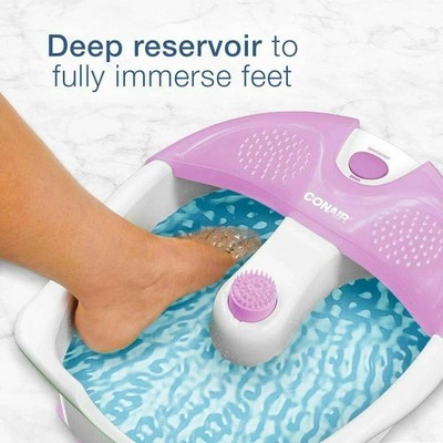 Baño relajante de pedicura para pies con masaje relajante vibración, masajeador
