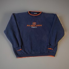 Vtg Y2K Auburn Tigers College Sweatshirt Embroidered Men’s  XXL Red Oak