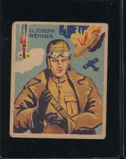 1934 National Chicle Sky Birds Joe Wehner #25 - Pilot - Vg - S4900