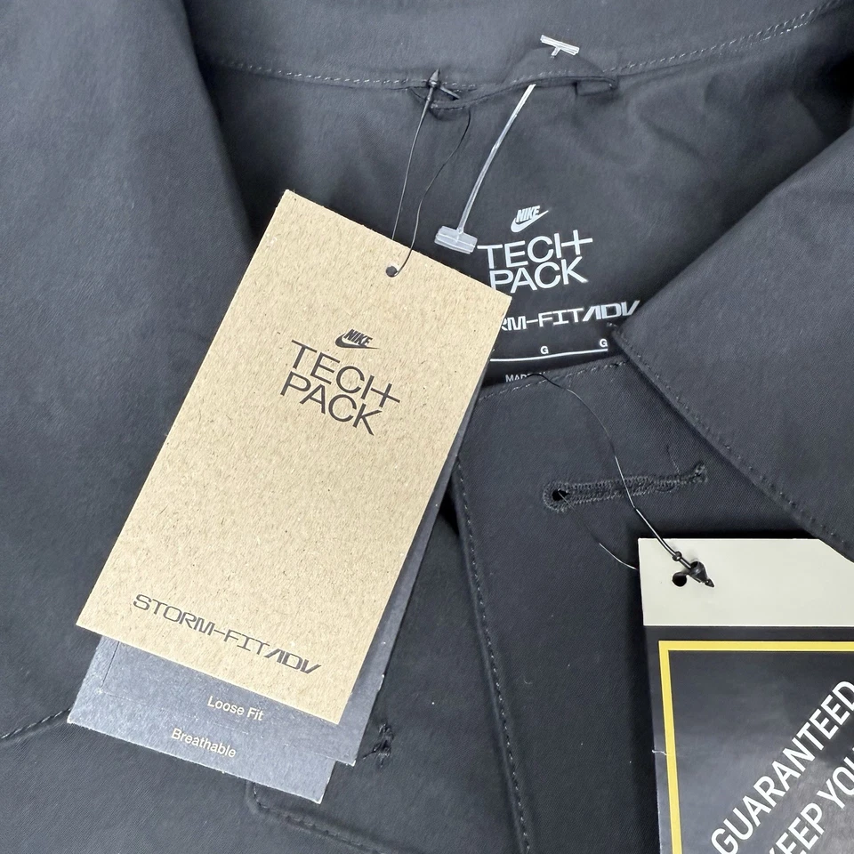 Nike Tech Pack Sportswear Storm-FIT ADV GORE-TEX Coat Black Mens Large DV9970 - Image 2 of 4