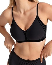 New  64 Honeylove Silhouette Wireless Bra Vamp Sz M 36 B/C