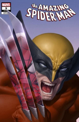 AMAZING SPIDER-MAN #9 JUNGGEUN YOON INCREDIBLE HULK 340 WOLVERINE VARIANT LE 600