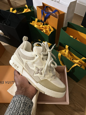 Louis Vuitton Skate Trainer Beige UK 11 New Boxed UK - Main Image